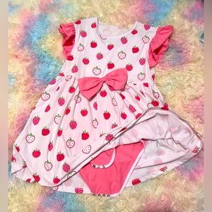 Strawberry onesie small abdl ddlg